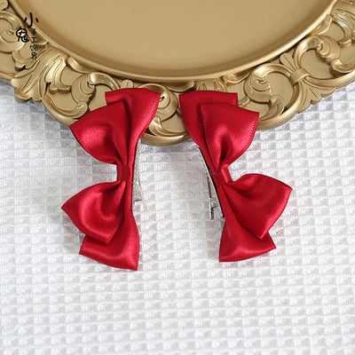 Sweet Lolita Ponytail Bow Hair Clips - image 10