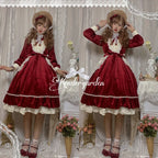 Vintage Elegant Velvet OP Dress - image 42