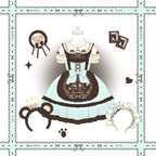 Sweet Layered Cake - Sweet Lolita JSK with Detachable Apron - image 16