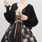Cookie - Vintage Lolita Cardigan, Short Sweater - image 14