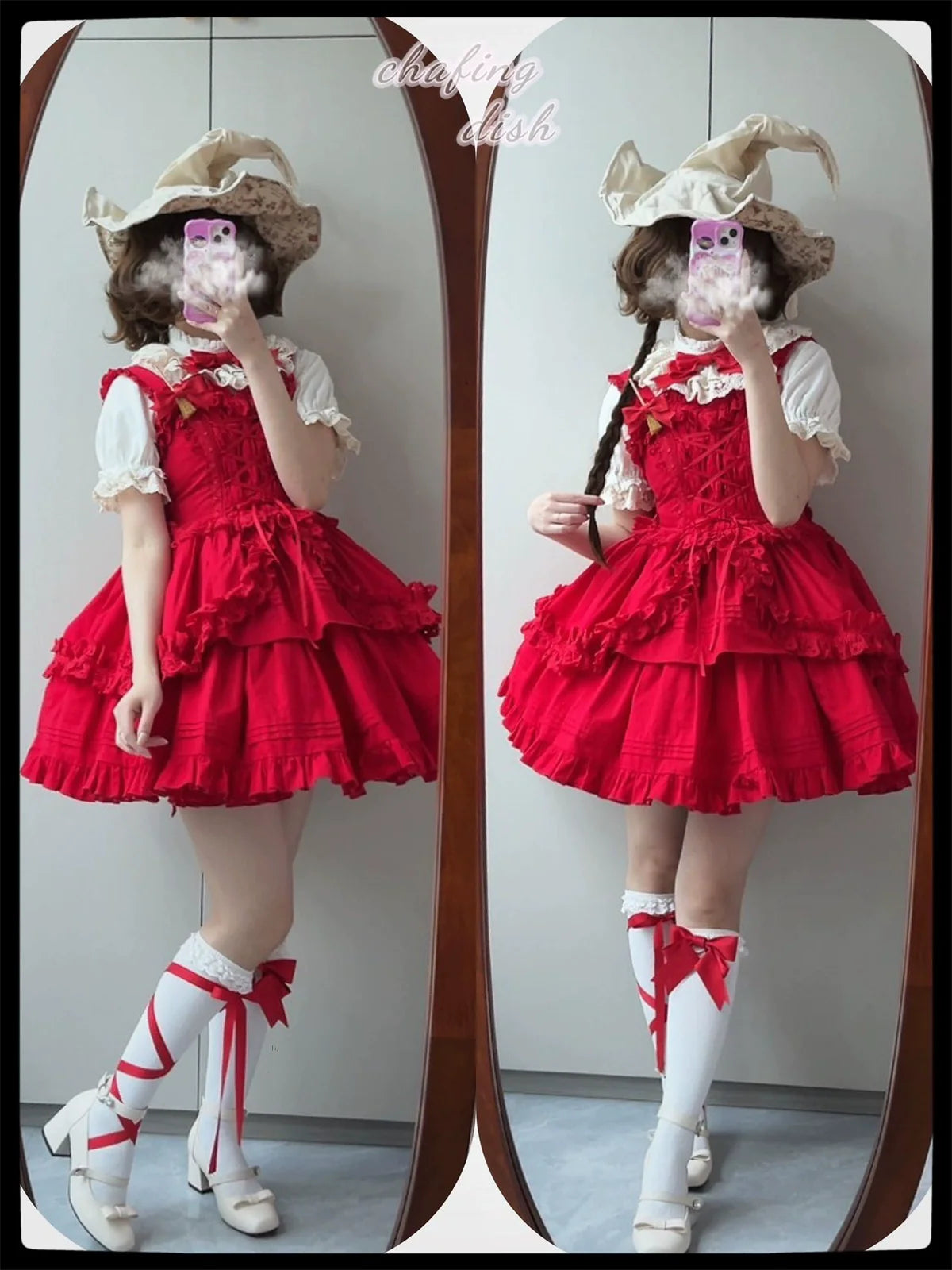 Halloween Gothic Lolita Short JSK Dress - image 39