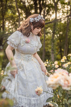 Plus Size Lolita Lace Corset - image 1