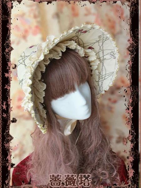 Sweet Lolita Accessories Bonnet KC Socks Beret - image 31