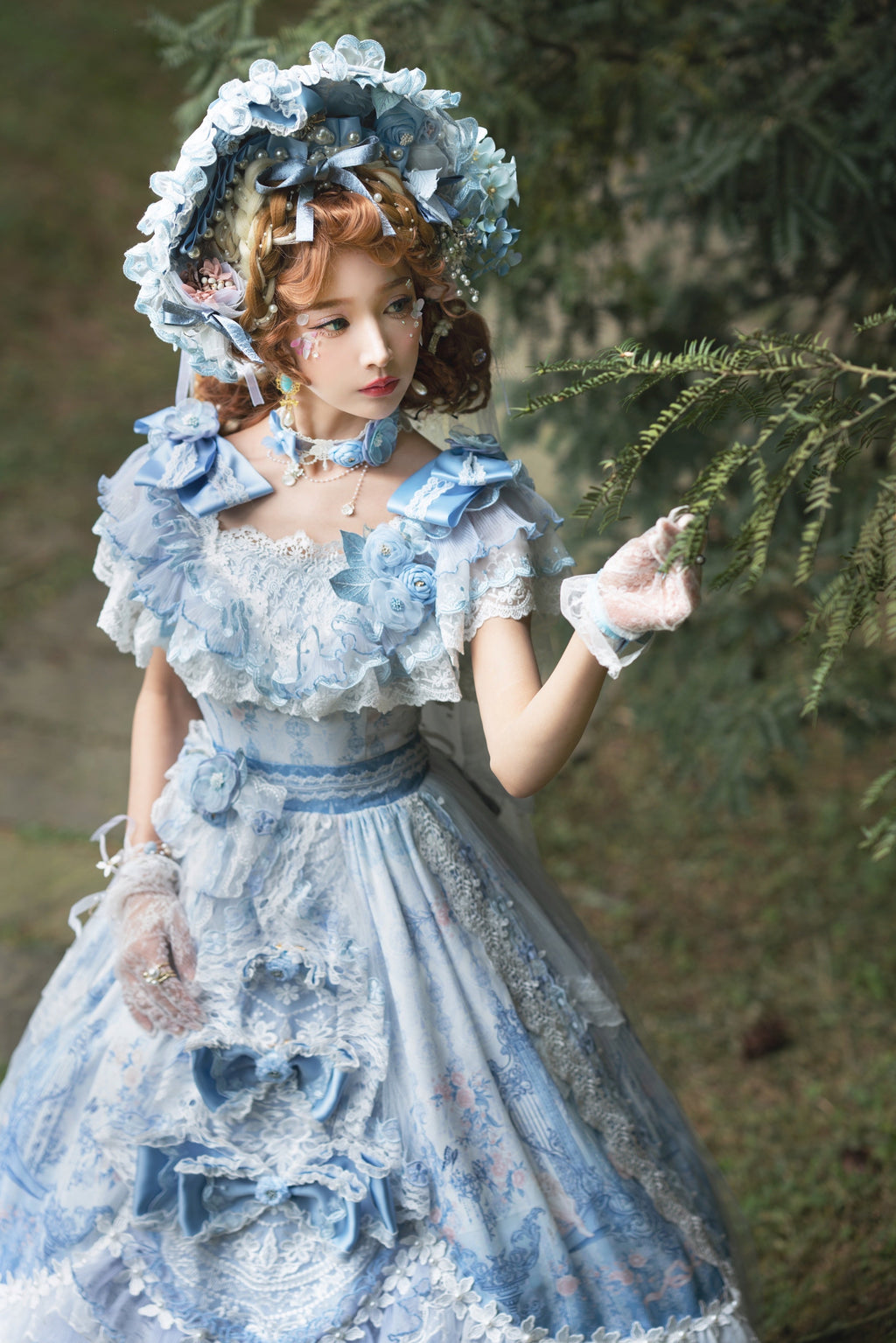 Flower Wedding Lolita JSK Dress - image 6