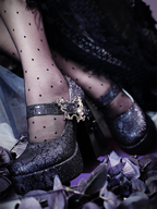 The cycle of all things - Lolita High Platform Shoes with Elegant Butterfly Buckle - image 9