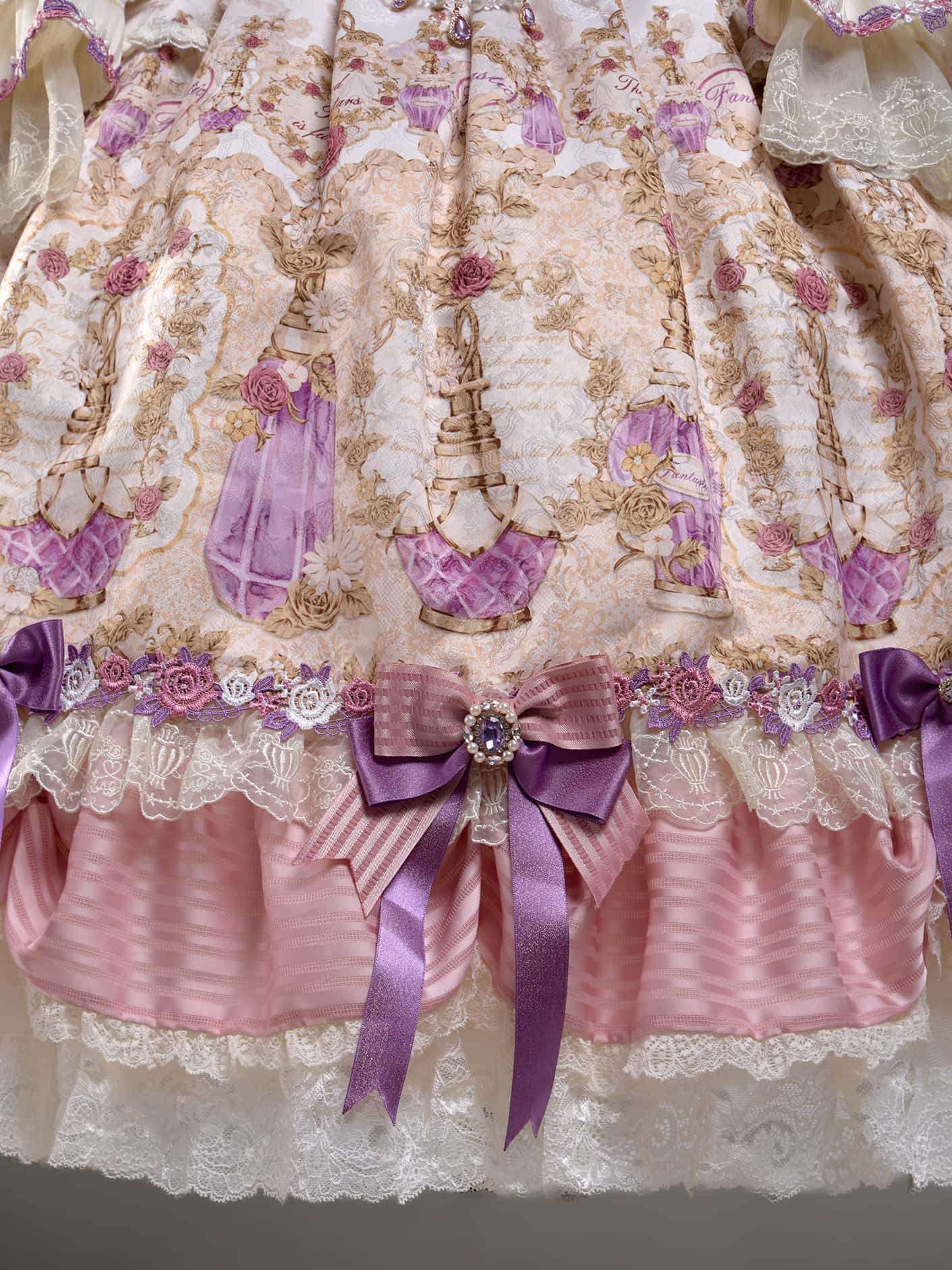 Antique Gem Fragrance Lolita Purple JSK Dress Set - image 12