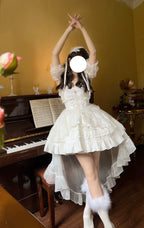 Rose Tale - Sweet Lolita Accessories Summer Trailing Short Sleeves KC - image 10