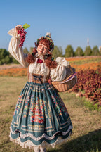 Rich Hymn - Lolita Bavarian Long Velvet JSK - image 2