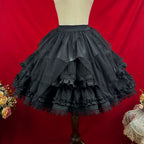 Good and Evil Angel - Gothic Lolita SK Set Retro Princess Sleeve Blouse - image 33