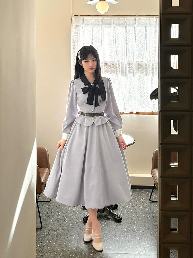 Sweet Wood Daily Lolita Blue Skirt, Jacket and Vest Coordinate - image 2