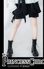 Hunting Rabbit 2.0 - Ouji Lolita Retro Cool Purple Shirt & Shorts Set - image 18