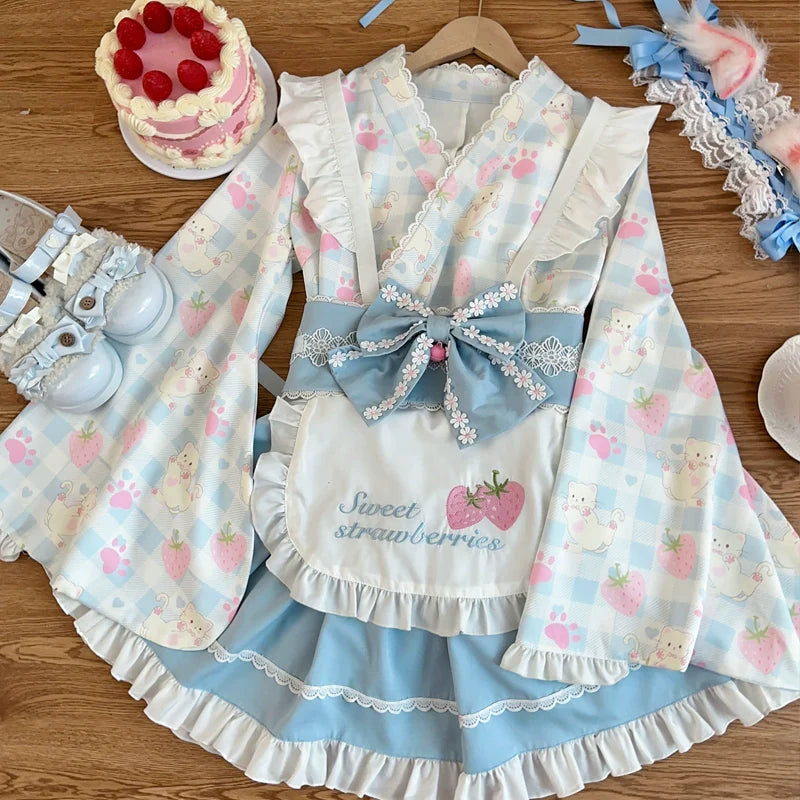 Han Lolita OP Dress Japanese Style Dress for Summer Wear - image 4