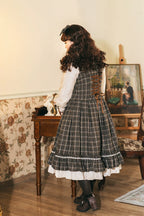 Rose - Elegant Lolita Fishbone Grid Skirt Customized - image 41