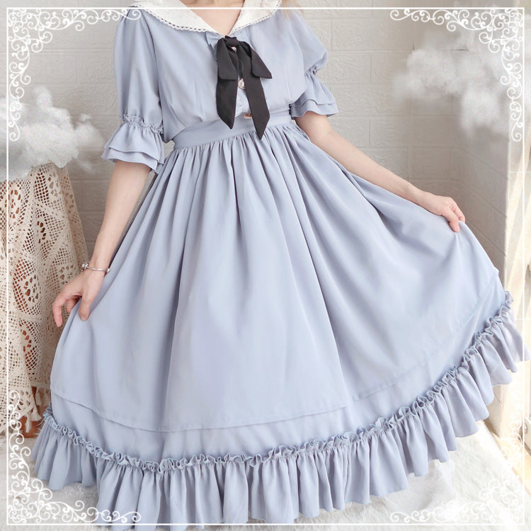 Plus Size Vintage Lolita OP Dress - image 36