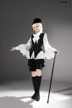 Ashes - Vintage Ouji Lolita Blouse and Shorts Set - image 17