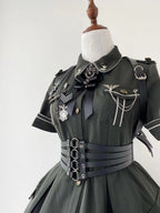 Evil Python 2.0 - Military Lolita Gothic OP Dress - image 18