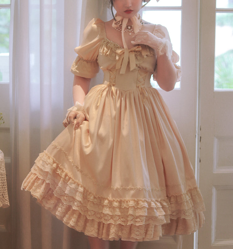 CLA Vintage French Lolita OP Dress - image 68