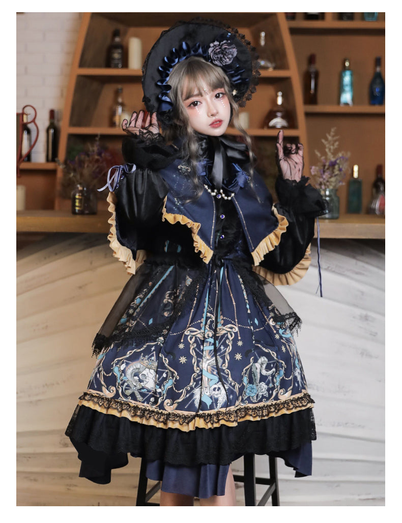 God Redemption - Retro Gothic OP, Printed Dress and Accessories - image 9