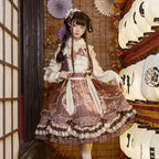 Yue Long Shi Yun - Daily Han Lolita Cake JSK - image 3