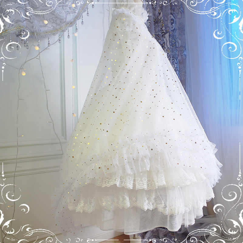 Fate Quartet Gothic Bridal Lolita JSK Dress - image 50