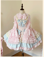 Plus Size Lolita Blouse, Princess Sleeves - image 11