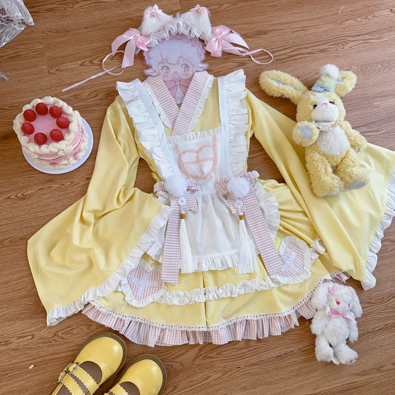 Sweet Meow Nurse - Maid Lolita Skirt Set Kawaii Lolita Dress - image 21