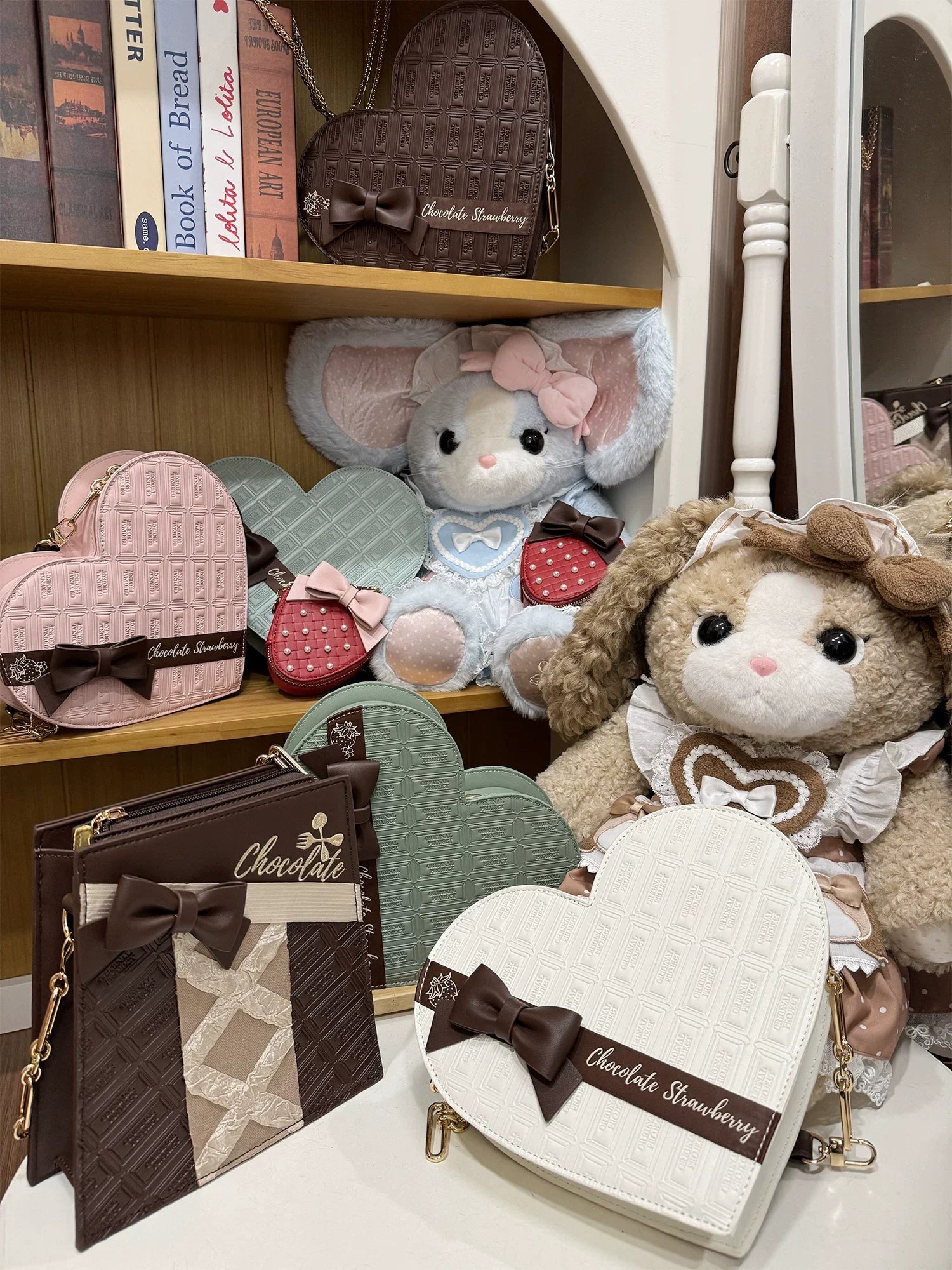 Sweet Lolita Heart-shaped Bag, Chocolate Inspired - image 14