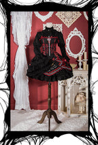 Gothic Lolita Halloween Blouse, Bat Inspired - image 4