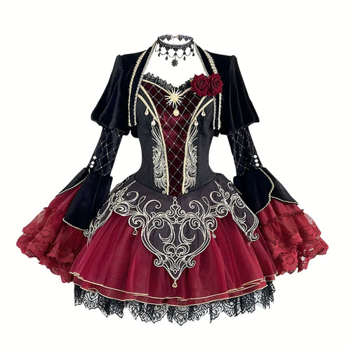 Blood Feast - Gothic Lolita JSK Suit Daily Goth Dress - image 11
