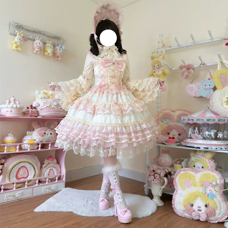 Star Love Song - Wedding Sweet Lolita JSK Suit Doll-like Dress - image 8