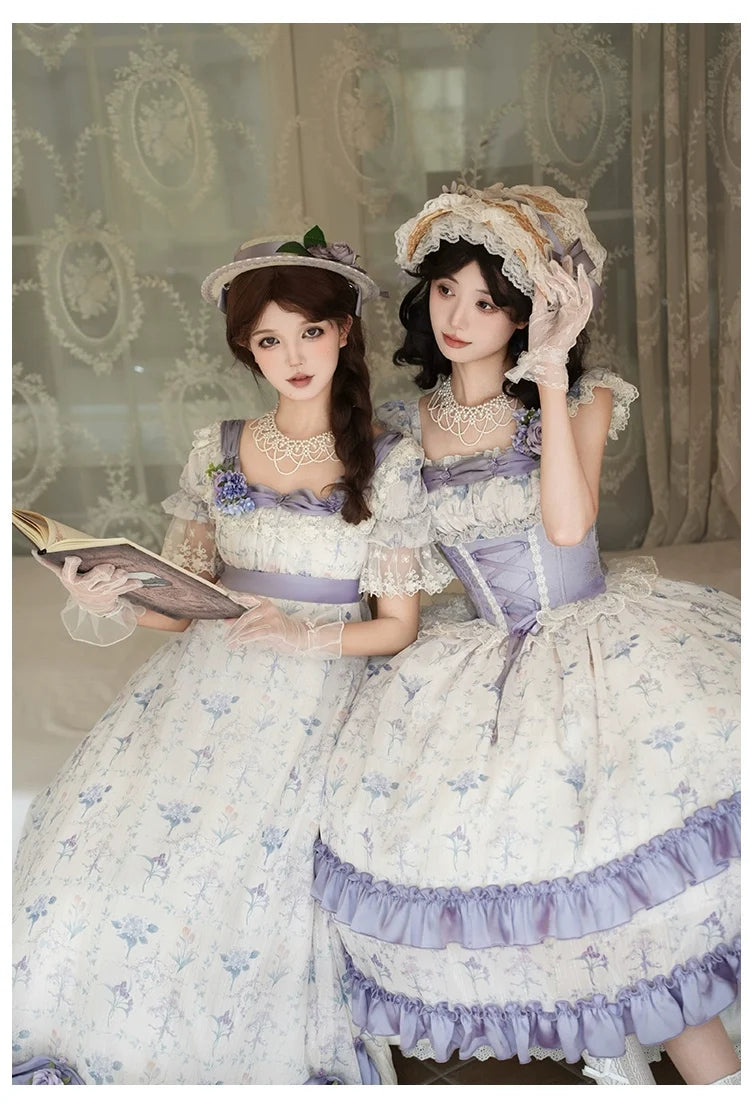 Iris Secret Twins Lolita OP and Bodice JSK Series and Accessories - image 6