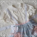 Sweet Short Sleeve Chiffon Lolita Blouse - image 7