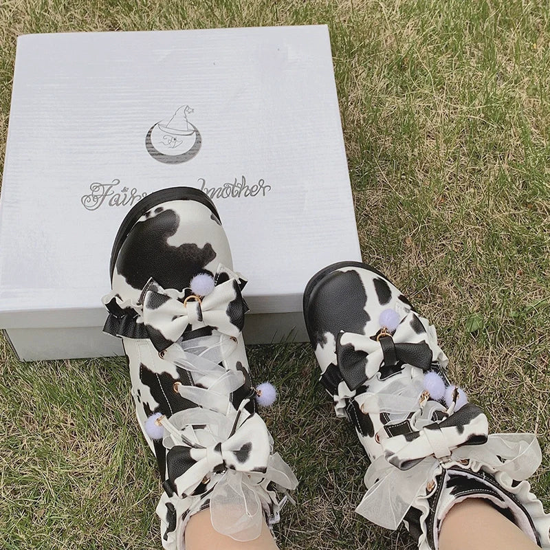 Enthusiastic Ideation - Elegant Lolita Shoes Fleeced Short Martin Boots - image 31