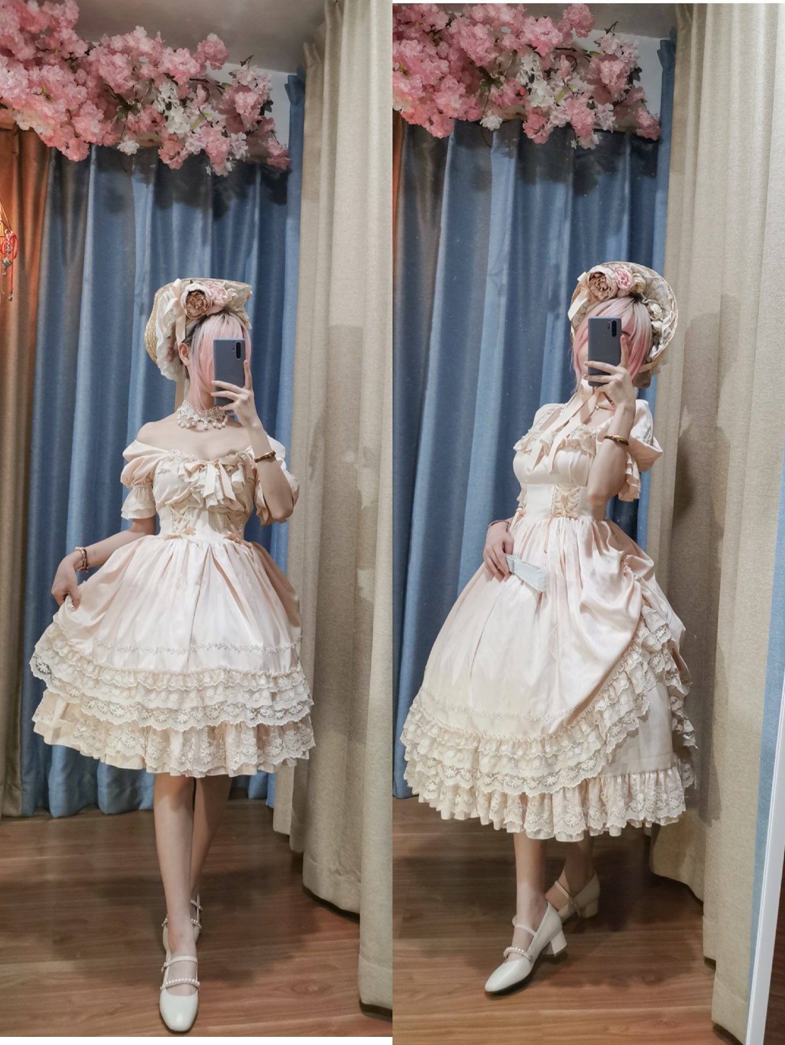 CLA Vintage French Lolita OP Dress - image 12
