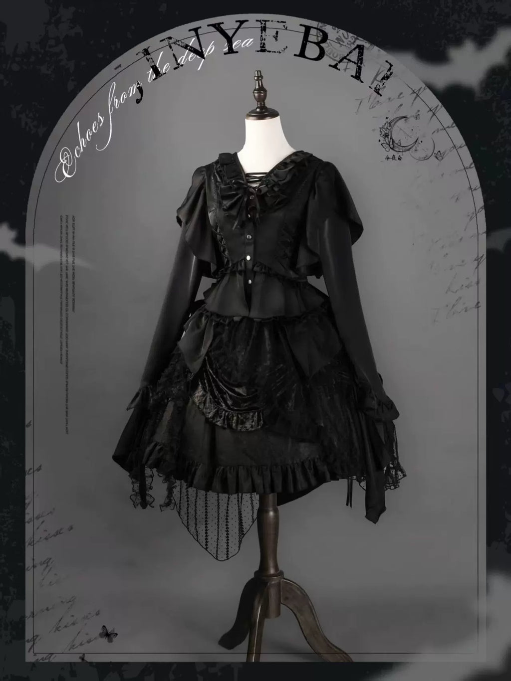 Abyssal Echo - Mermaid Inspired Ouji Shirt and Side-Zipper SK Collection - image 17