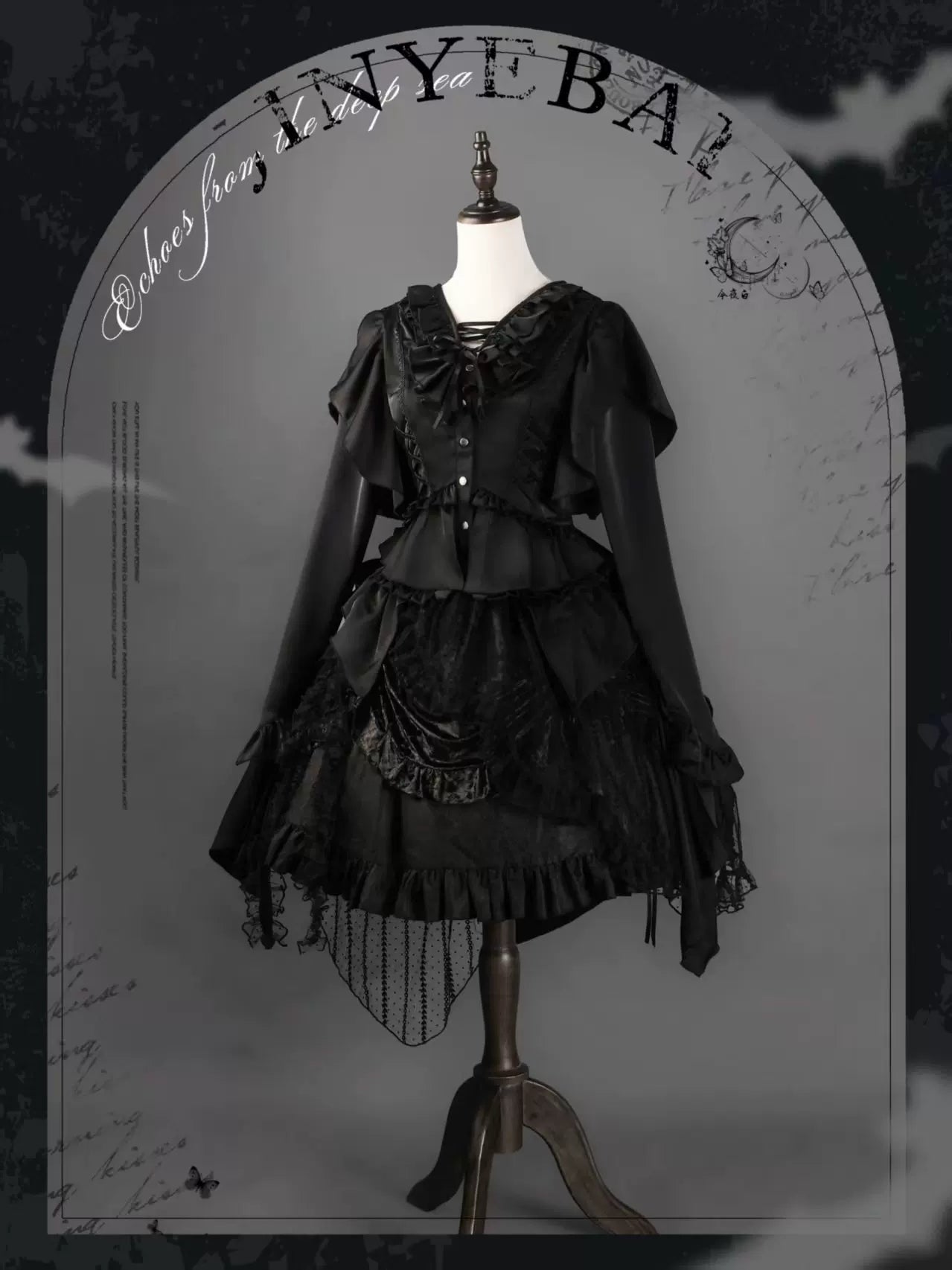 Abyssal Echo - Mermaid Inspired Ouji Shirt and Side-Zipper SK Collection - image 17