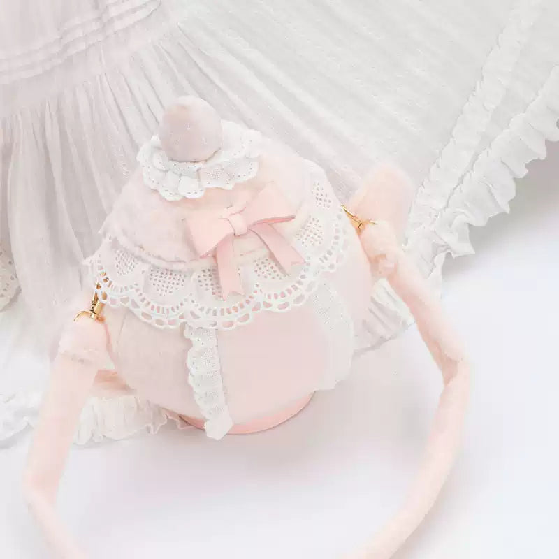 Plush Teapot Sweet Lolita Crossbody Bag - image 3