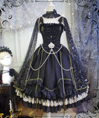 Fate Quartet Gothic Bridal Lolita JSK Dress - image 3