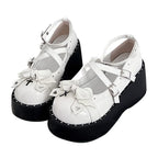 Devil Cross - Punk Lolita Shoes Cross High Platforms Shoes - image 17