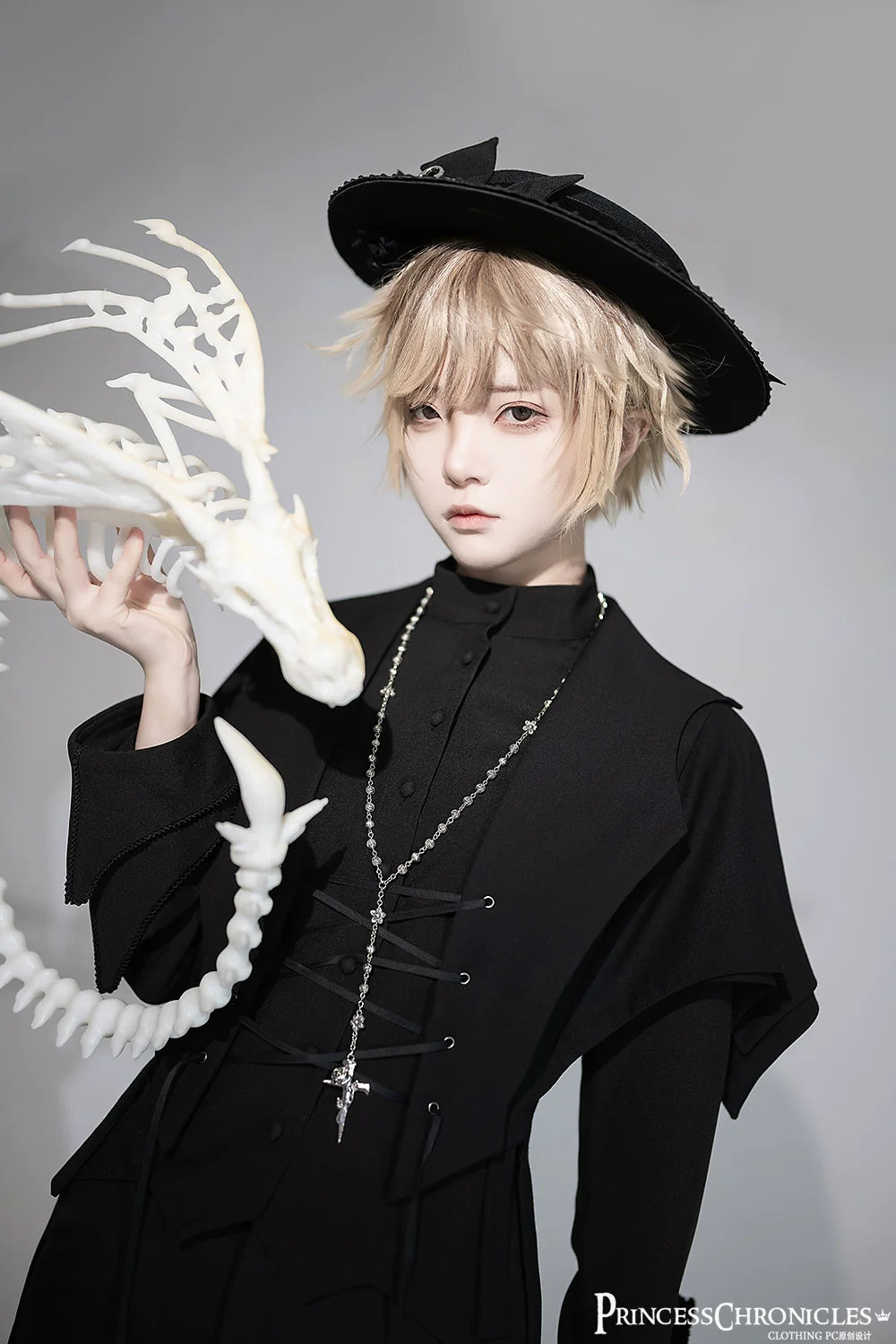 Yan Ye - Swallowtail Ouji Lolita Long Vest - image 9