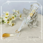 Butterfly Tassel Han Lolita Folding Fan - image 10