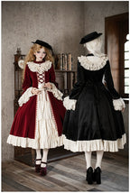 The Nutcracker - Winter Classic Lolita OP Dress, Front Opening and Accessories - image 5