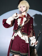 Heir - Military Ouji Lolita Blouse, Coat & Shorts Set - image 2