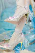 Mermaid Seashell - Sweet Lolita Heels with Detachable Chains - image 3