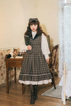 Rose - Elegant Lolita Fishbone Grid Skirt Customized - image 48