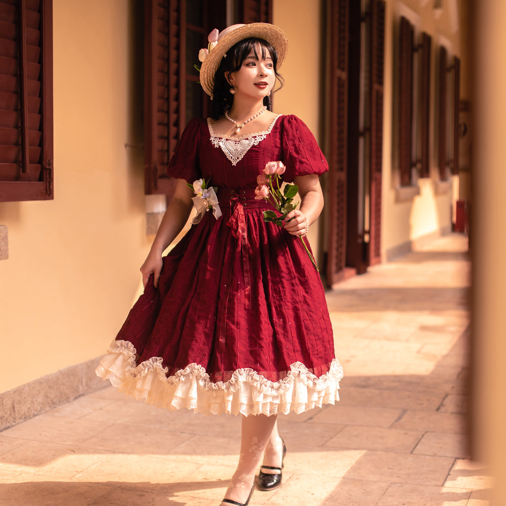 Tulip - Classic Lolita Short Sleeve OP Dress - image 35