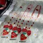 Sweet Lolita Strawberry Necklaces, Rings, Hair Clips and Brooches - image 19