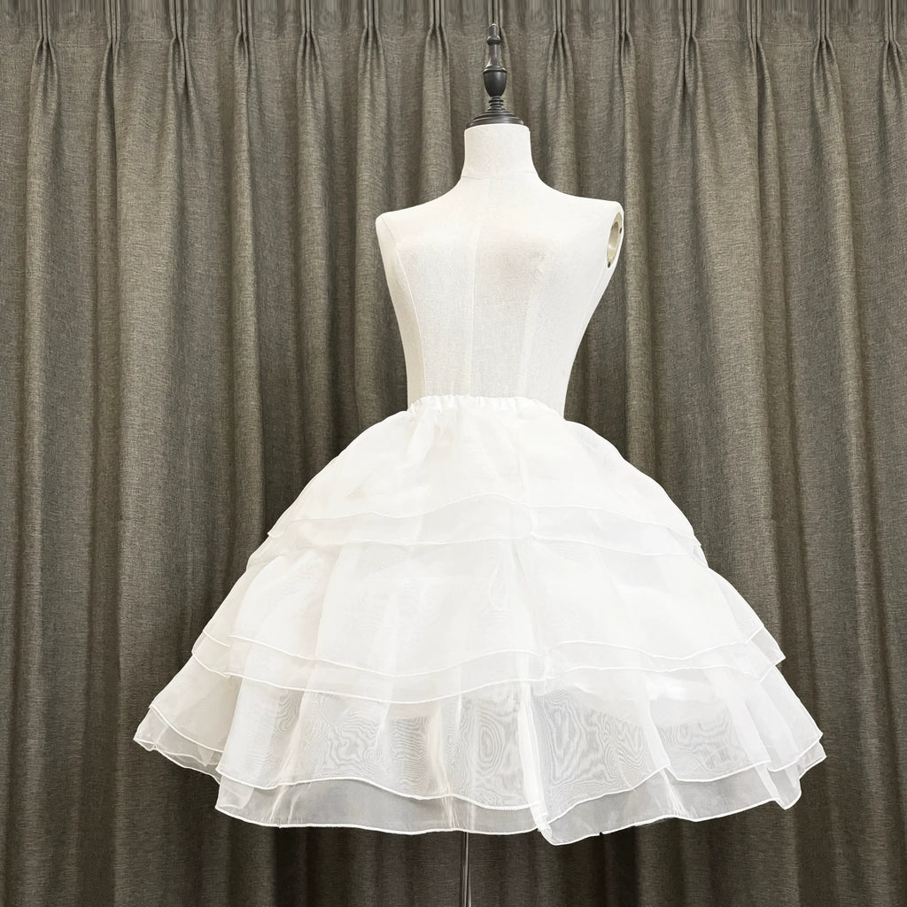 Lolita Petticoat White Plus Size Triple Layer Hoop Petticoat - image 1