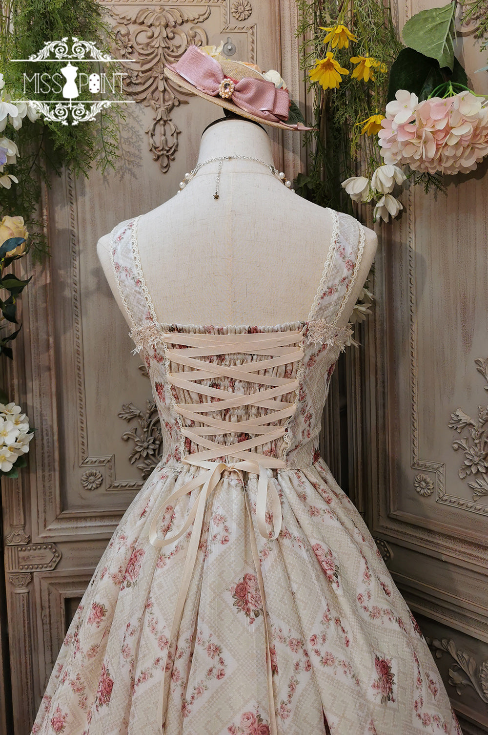Woody Rose - Elegant Floral Lolita JSK Dress - image 26
