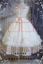 Fate Quartet Gothic Bridal Lolita JSK Dress - image 34